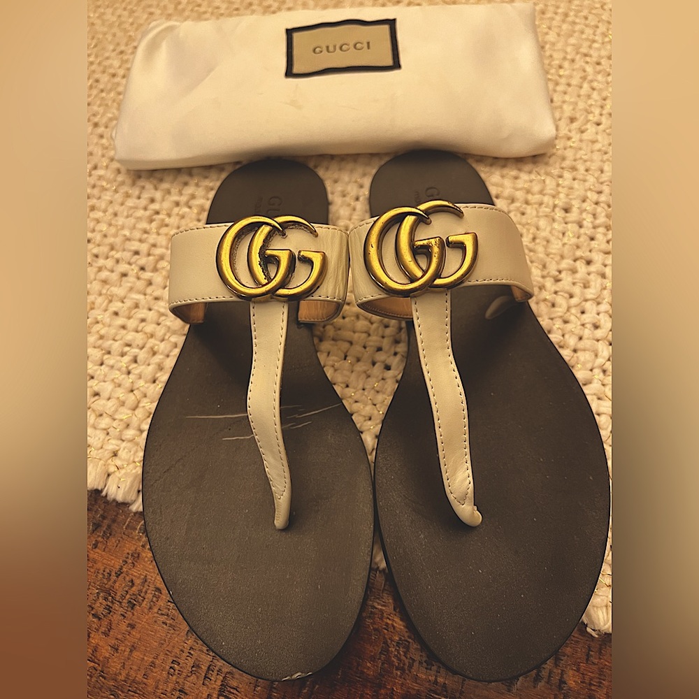 Gucci Sandals, Creamy White